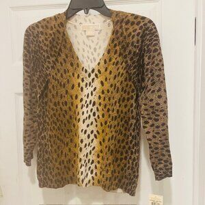 MICHAEL KORS NWT PERFECT WOMEN'S BLOUSE W/ ATTACHED SHELL Size PM